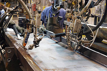 Сварочный портал ESAB Gantrac в работе Сварочный портал ESAB Gantrac в работе