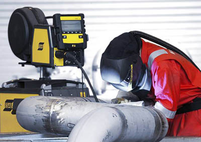 Цифровой контроллер ESAB Aristo U8 в работе